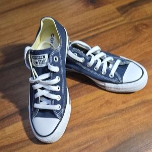 Converse Men 5.5 Women 7.5  Navy Sneakers NEW ALL ☆STAR